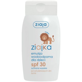 Ziajka Emulsja do opalania dla dzieci SPF30 125 ml