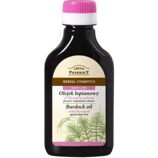 Green Pharmacy Olejek do skóry głowy i włosów Łopian, Skrzyp 100 ml