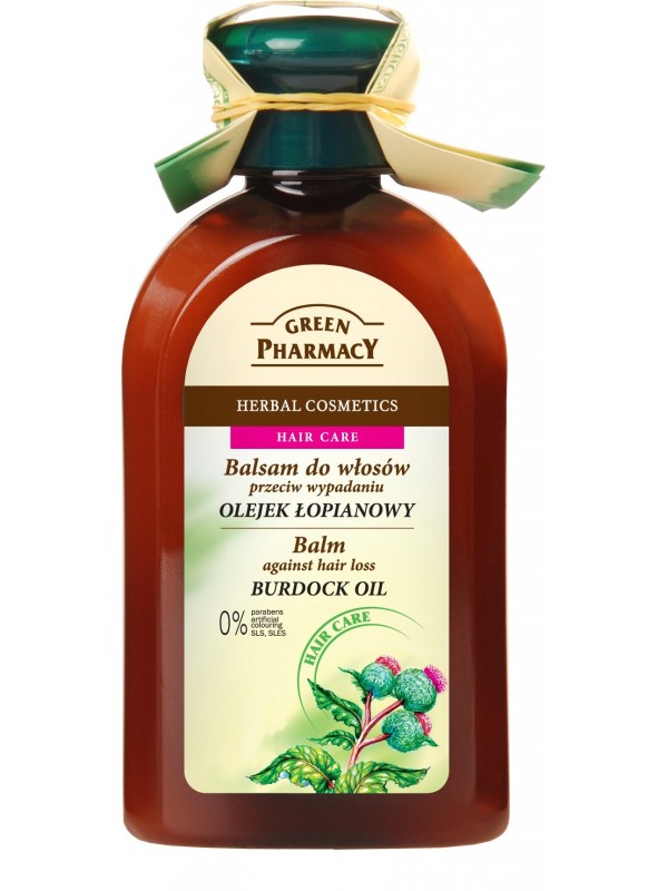 Green Pharmacy Balsam do włosów Olejek łopianowy 300 ml