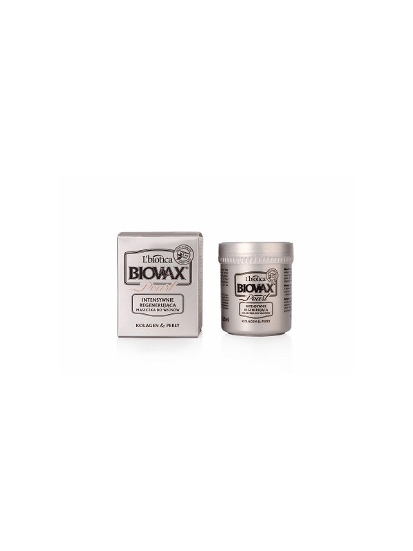 L'biotica BIOVAX GLAMOUR PEARL Maseczka do włosów 125 ml