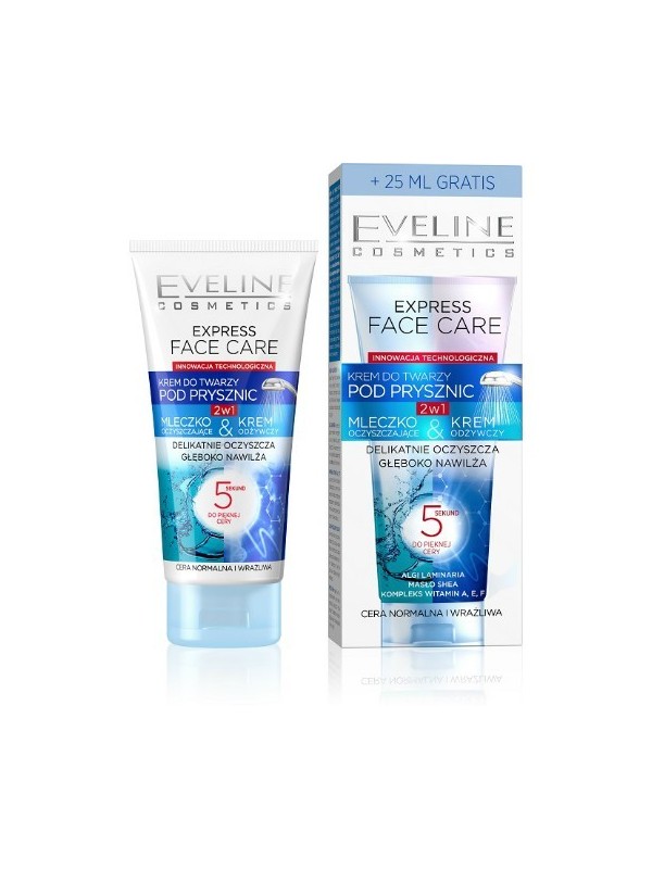 Eveline Express Face Care Krem do twarzy pod prysznic cera normalna 100 ml