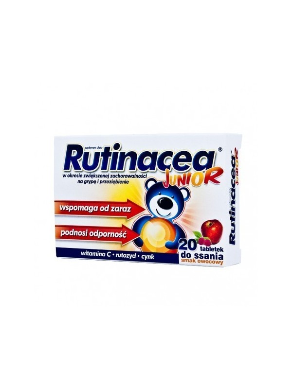 Rutinacea Junior 20 tabletek od ssania