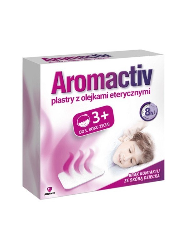 Aromactiv Plastry z olejami eterycznymi dla dzieci powyżej 3 lat 5 szt