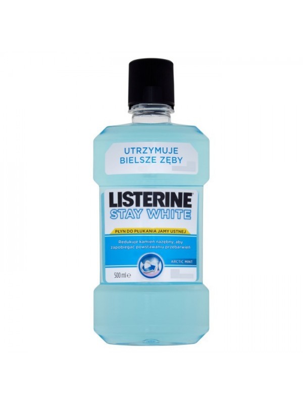 Listerine Płyn do płukania jamy ustnej Stay White 500 ml