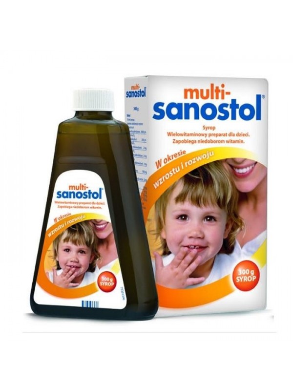 Multi-Sanostol wielowitaminowy Syrop dla dzieci 300 g