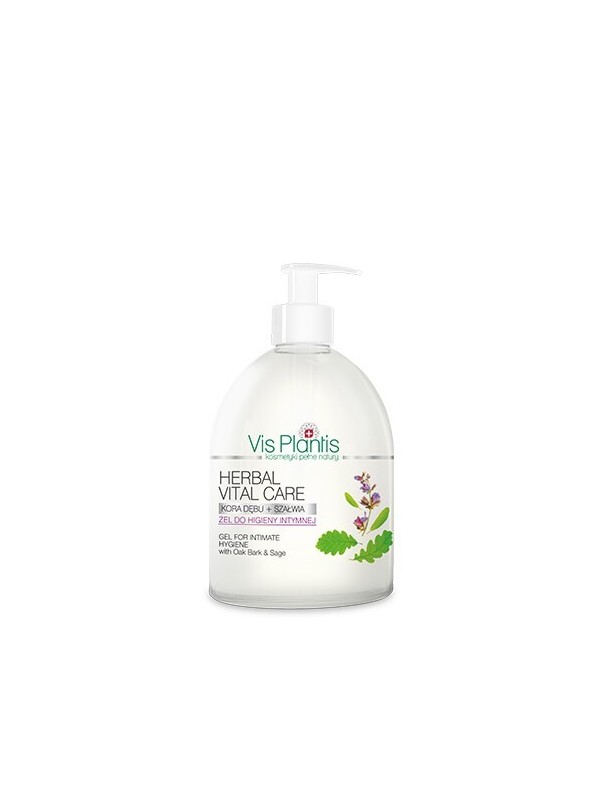 Vis Plantis Herbal Vital Care Żel do higieny intymnej Kora dębu, szałwia 500 ml