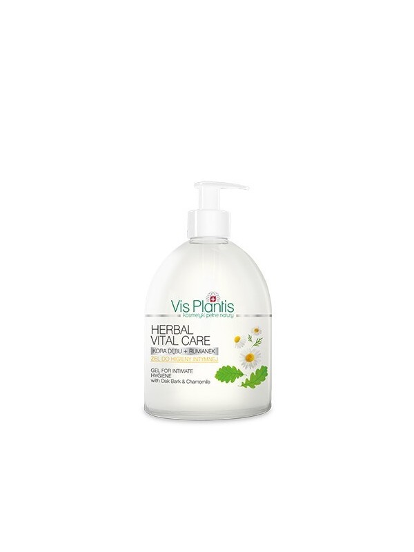 Vis Plantis Herbal Vital Care Żel do higieny intymnej Kora dębu, rumianek 500 ml