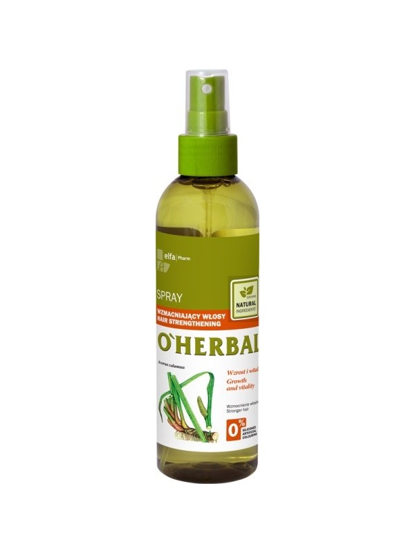 O'Herbal Spray wzmacniający włosy z ekstraktem z korzenia tataraku 200 ml