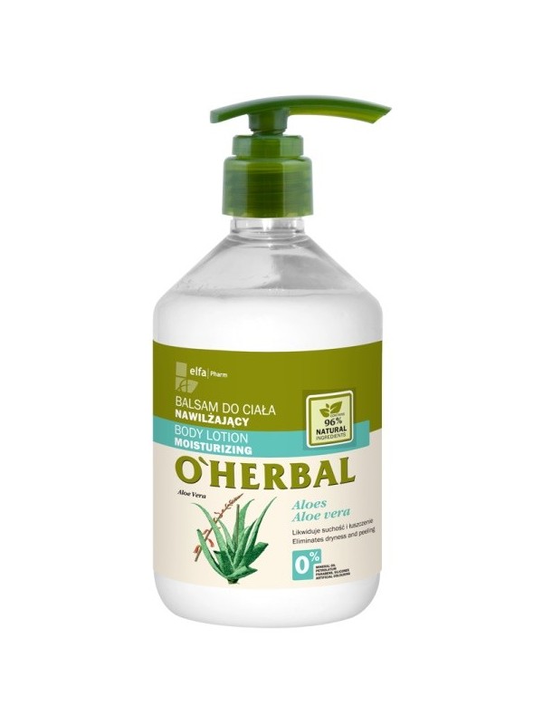 O'Herbal Nawilżający BALSAM DO CIAŁA z ekstraktem z aloesu 500 ml