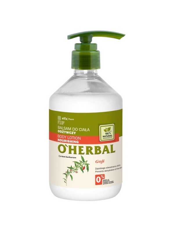 O'Herbal Odżywczy BALSAM DO CIAŁA z ekstraktem z goji 500 ml