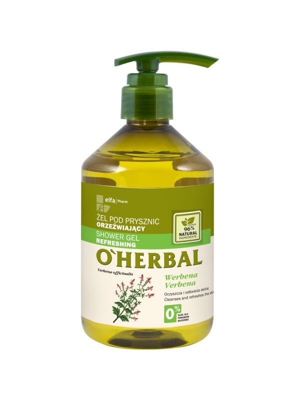 O'Herbal Orzeźwiający ŻEL POD PRYSZNIC z ekstraktem z werbeny 500 ml