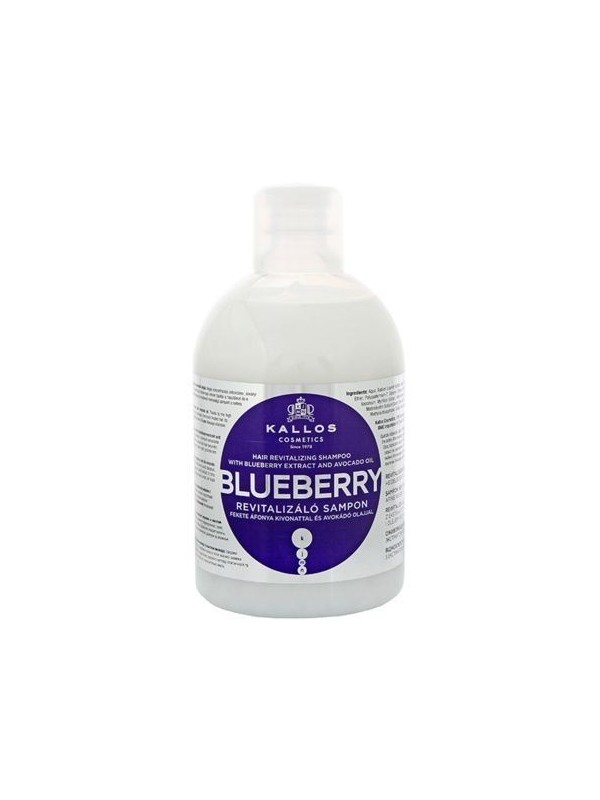 Kallos Szampon do włosów odżywczy Bluberry 1000 ml