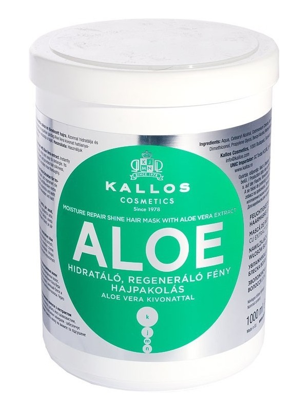 Kallos Maska do włosów Aloe 1000 ml