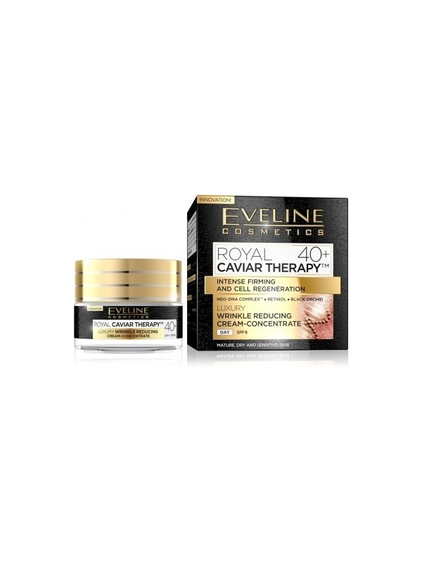 Eveline Royal Caviar Therapy 40+ luksusowy Krem-koncentrat do twarzy na dzień 50 ml