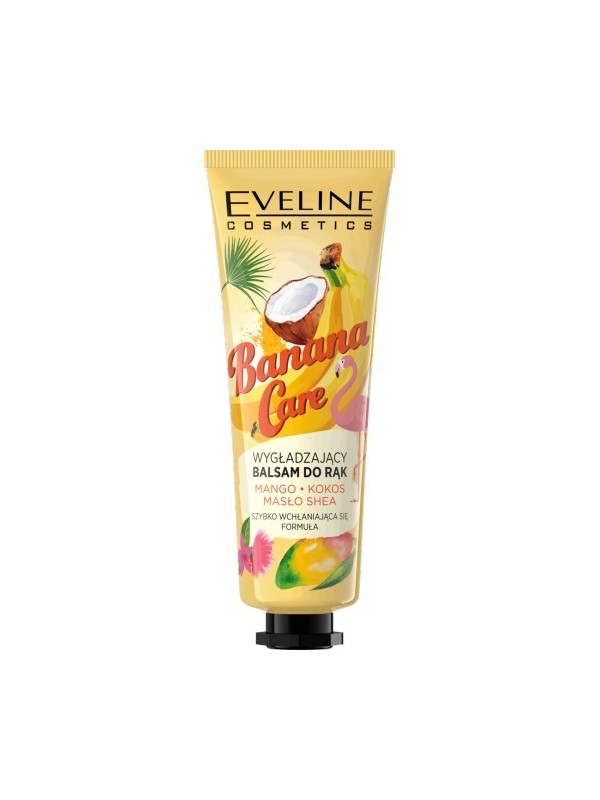 Eveline Banana Care Balsam do rąk Mango + Masło Shea Wygładzający 50 ml