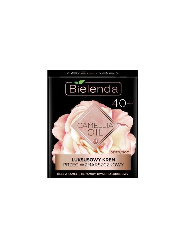 Bielenda Camellia Oil luksusowy Krem do twarzy przeciwzmarszczkowy 40+ dzień/noc 50 ml