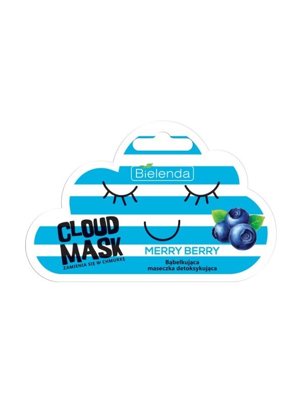 Bielenda Cloud Mask bąbelkująca Maseczka detoksykująca – Merry Berry 6 g