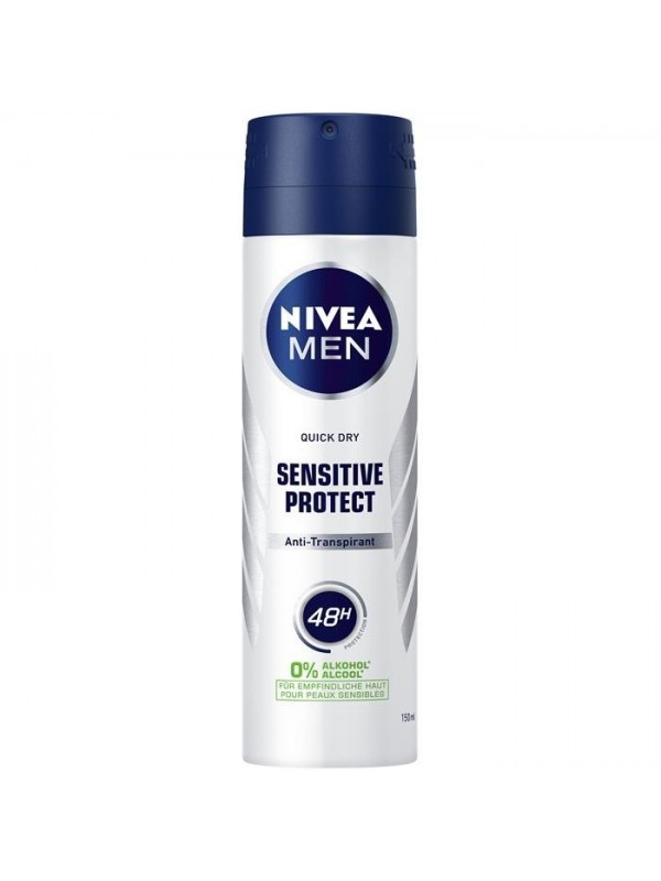 NIVEA MEN ANTYPERSPIRANT SENSITIVE  PROTECT&CARE 150 ml