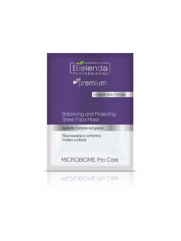 Bielenda Professional MICROBIOME PRO CARE równoważąco-ochronna maska w płacie 35 g