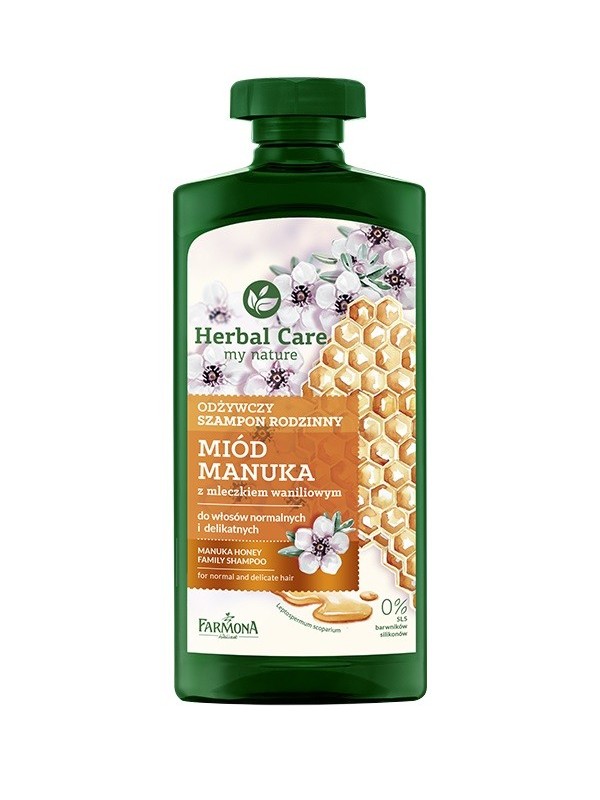 Farmona Herbal Care Szampon do włosów Miód Manuka 500 ml