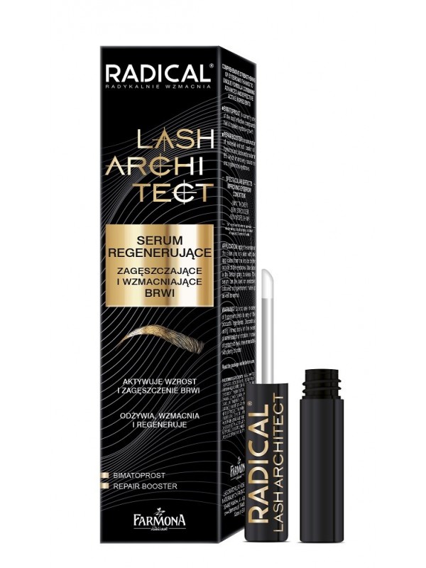 Farmona Radical Lash Architect Serum regenerujące, zagęszczające i wzmacniające wzrost brwi 4 ml