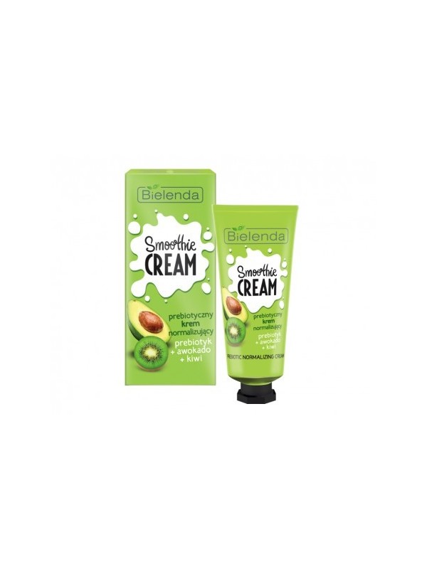 Bielenda SMOOTHIE CREAM Krem normalizujący Prebiotyk+Awokado+Kiwi 50 ml