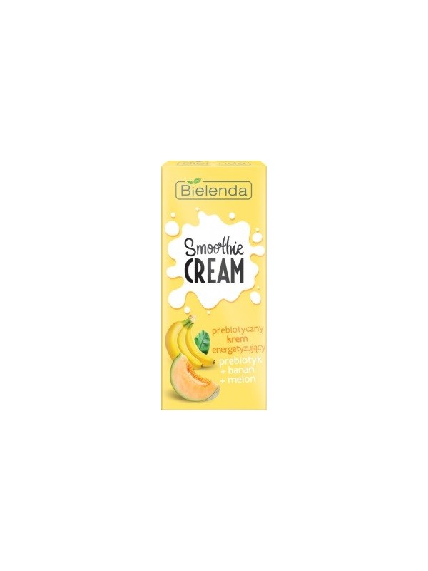 Bielenda SMOOTHIE CREAM Krem energetyzujący Prebiotyk+Banan+Melon 50 ml