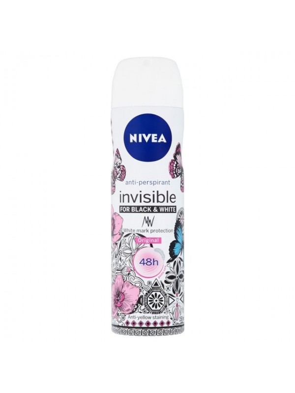 NIVEA antyperspirant Invisible Black&White Women Orginal 150 ml