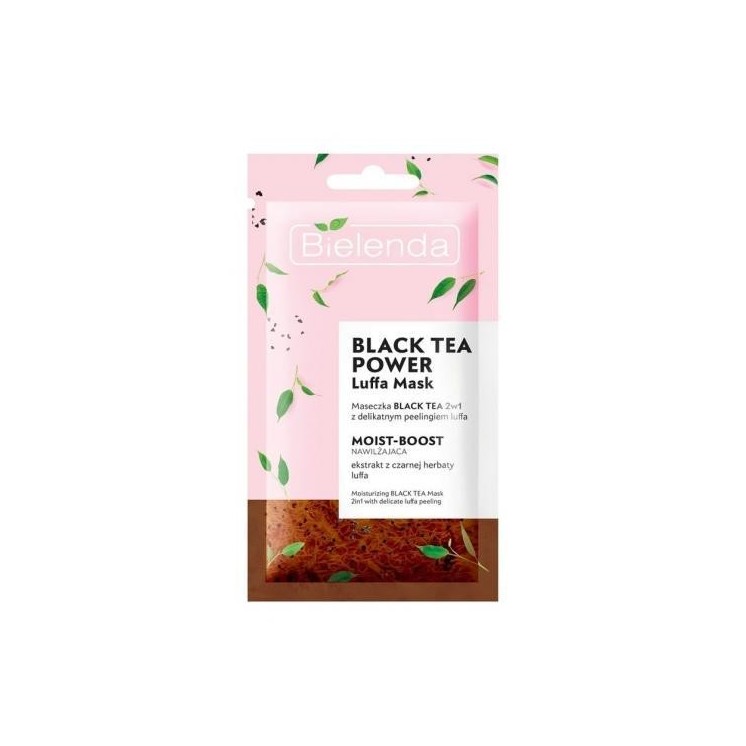 Bielenda Black Tea Power maska do twarzy 2w1 nawilżająca 8 g