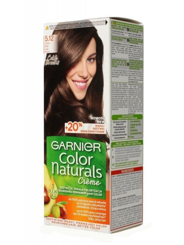 Garnier Color Naturals Farba do włosów /5.12/ Zimny brąz