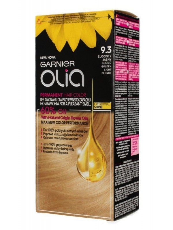 Garnier Olia Farba do włosów /9.3/ Złocisty jasny blond