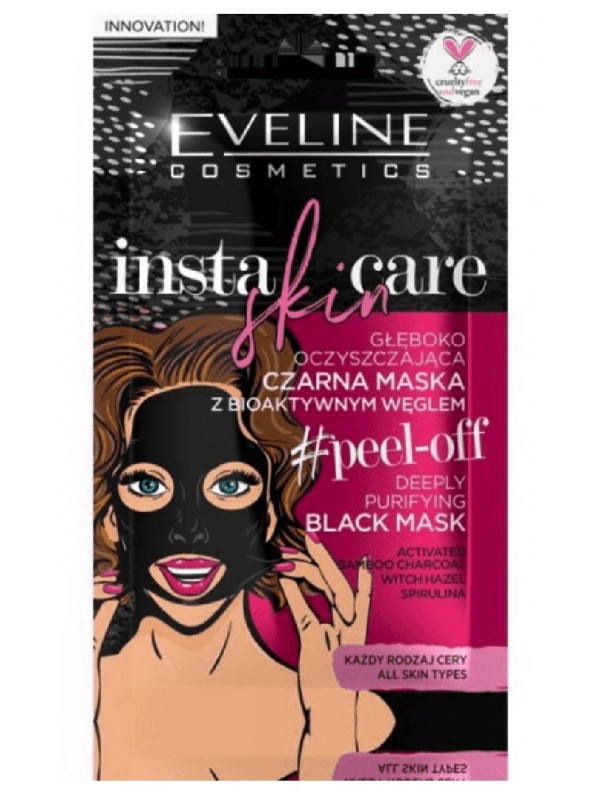 Eveline Insta Skin Care Maska do twarzy PEEL-OFF 10 ml