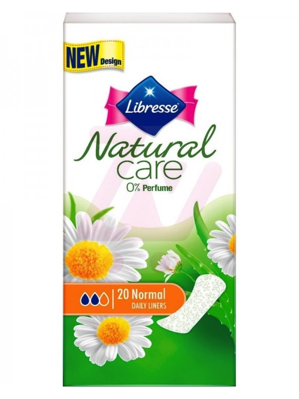 Libresse Natural Normal Wkładki higieniczne 20 sztuk