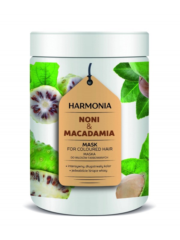 Harmonia Maska do włosów Farbowanych Noni i Macadamia 1000 ml