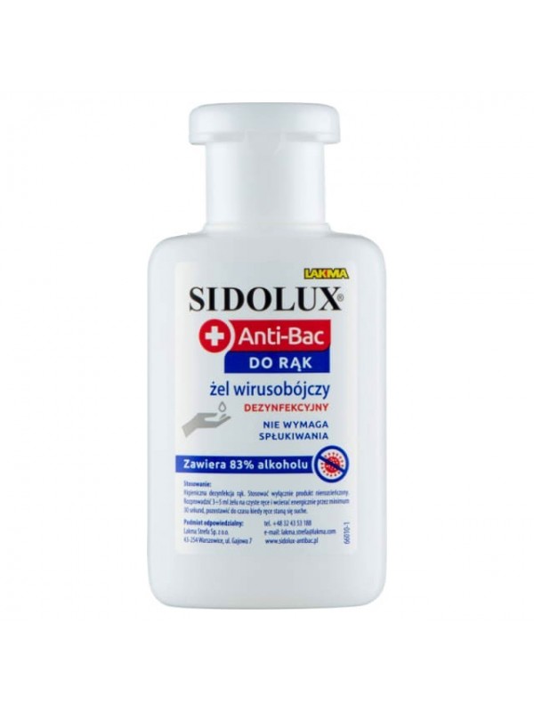 Sidolux Anti-Bac Żel do rąk antybakteryjny 100 ml