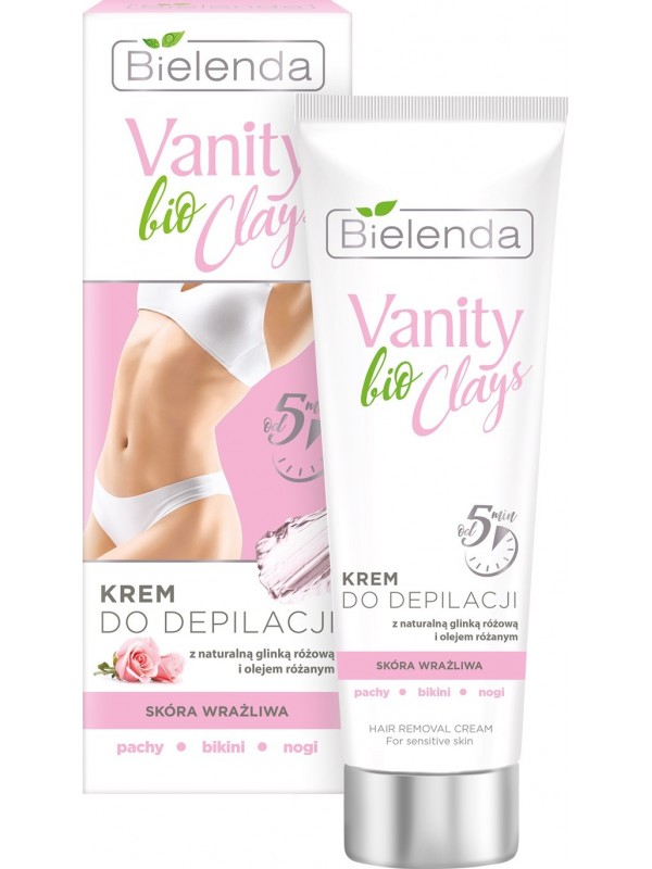 Bielenda VANITY BIO CLAYS Krem do depilacji z czerwoną glinką 100 ml