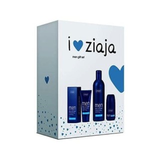 Ziaja Zestaw prezentowy Men Krem do twarzy nawilżający 50 ml + Antyperspirant 60 ml + Żel pod prysznic 300 ml