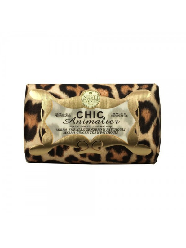 Nesti Dante Mydło w kostce Animalier Bronze Leopard  250 g