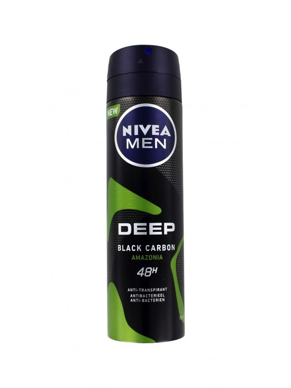 NIVEA MEN ANTYPERSPIRANT Deep Black Carbon Amazonia 150 ml