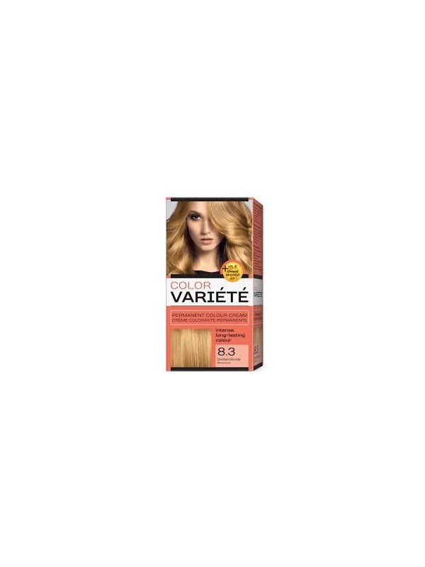 Chantal Color Variete Farba do włosów trwale koloryzująca /8.3/ Złoty Blond 110 g