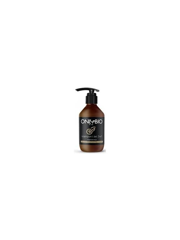 ONLYBIO Men Szampon i Żel 2w1 Regeneracja 250 ml