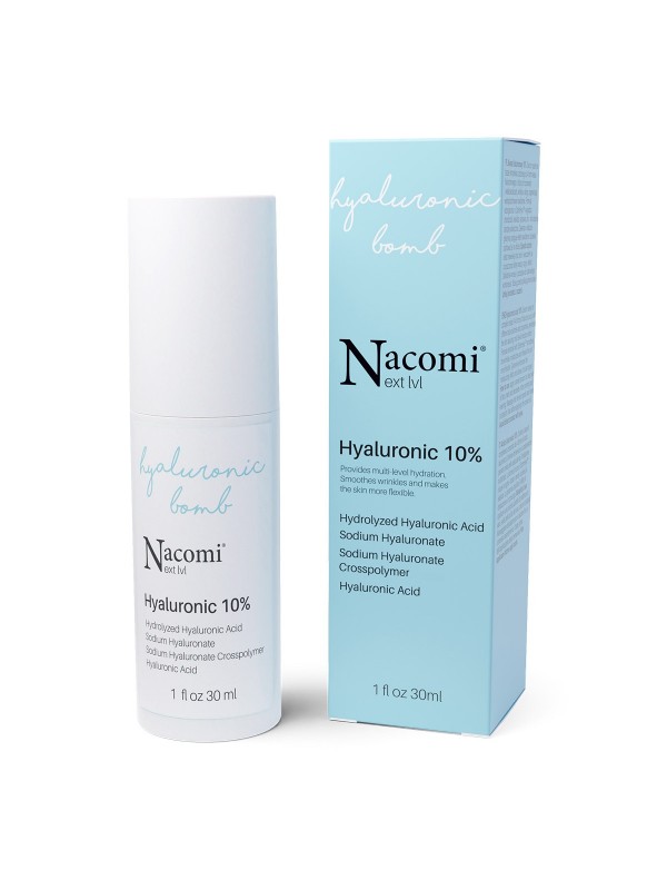 Nacomi Next Level Serum do twarzy z kwasem hialuronowym 10% 30 ml