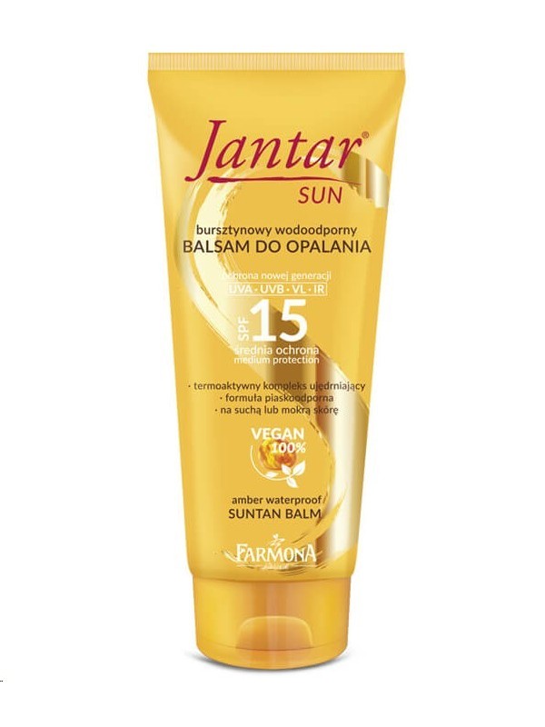 Farmona Jantar Sun Bursztynowy wodoodporny Balsam do opalania SPF15 200 ml