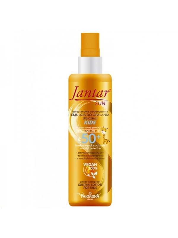 Farmona Jantar Sun Bursztynowa wodoodporna Emulsja do opalania dla dzieci SPF50 200 ml