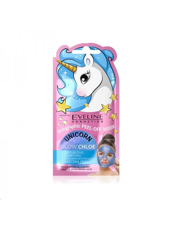 Eveline Unicorn Maseczka Peel-Off do twarzy nawilżająco-oczyszczająca 7 ml