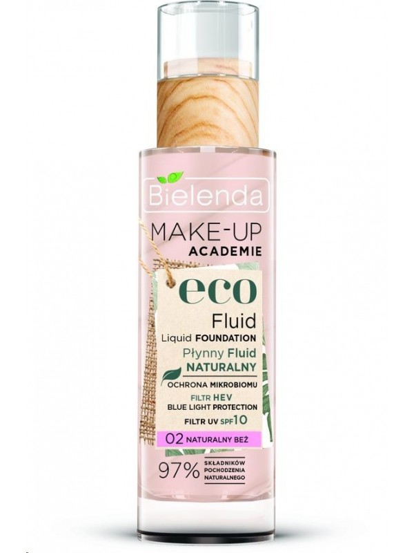 Bielenda MAKE-UP ACADEMIE ECO płynny Fluid Naturalny /02/ naturalny beż 30 g