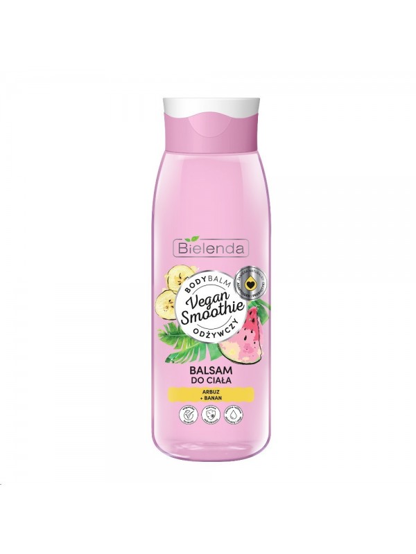 Bielenda VEGAN SMOOTHIE Balsam do ciała odżywczy Arbuz+Banan 400 ml