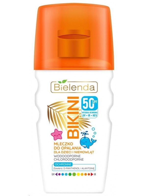 Bielenda Bikini Mleczko do opalania dla dzieci i niemowląt SPF50 150 ml