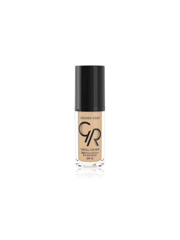 Golden Rose Podkład kryjący i korektor do twarzy SPF15 /03/ Almond 30 ml