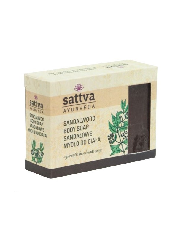 Sattva Ayurveda Mydło do ciała Sandałowe 125 g